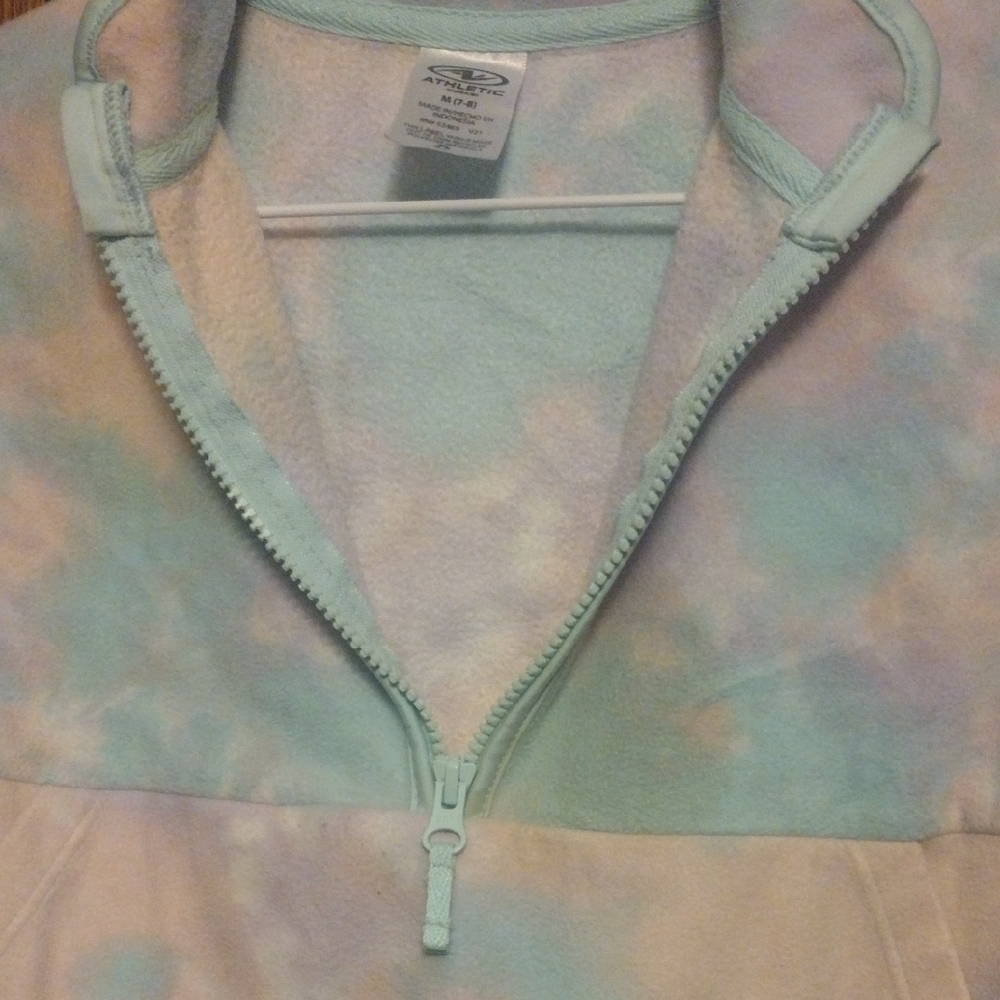 Pastel Tie-Dye Pullover Girl's Sweatshirt - Picture 7 of 7